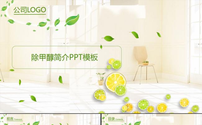 超清新除甲醇公司简介PPT缩略图