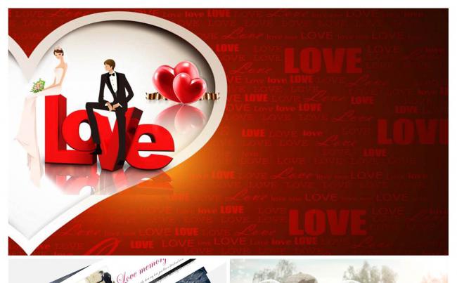 优雅舒缓浪漫婚礼结婚视频动画PPT模板缩略图