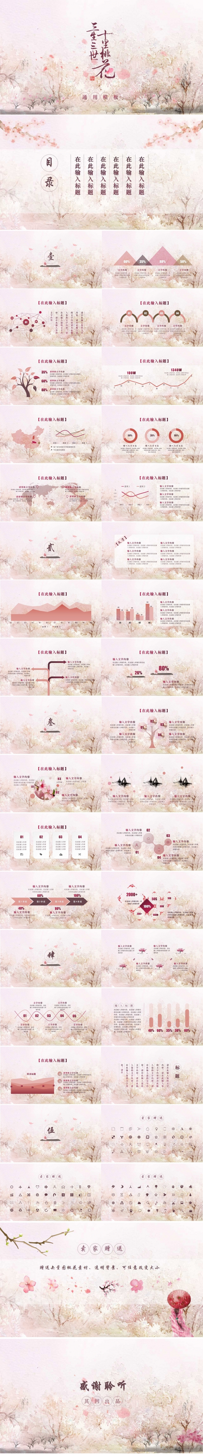 【三生三世十里桃花】主题模板