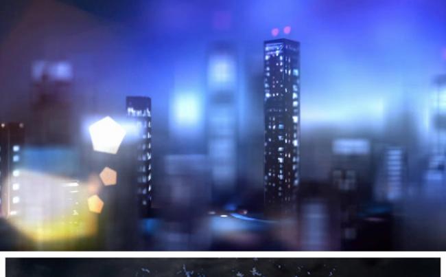 城市夜景揭示logo标志片头动态PPT模板缩略图