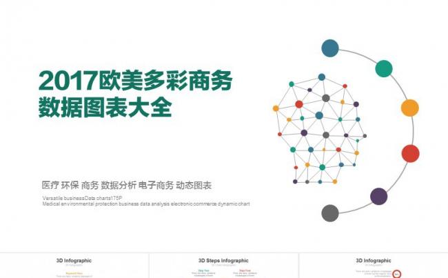 常用商务通用PPT模版数据图表大全缩略图