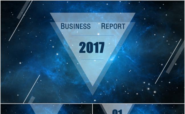 实用英文2017工作计划年度总结汇报计划PPT模板缩略图