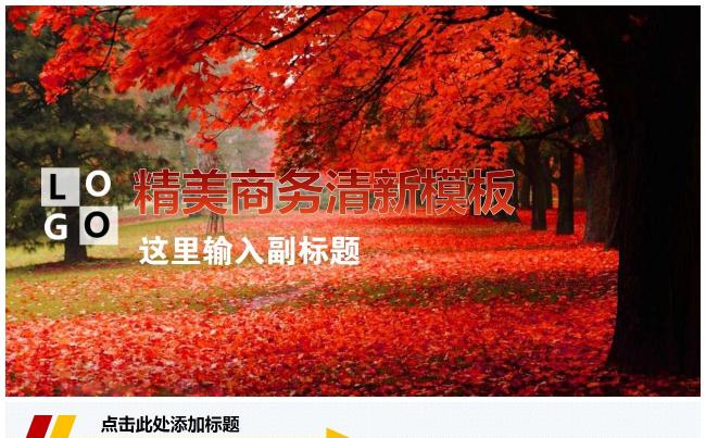 2017枫叶商务通用 商务展示 工作报告 计划目标 总结缩略图