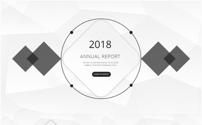 高度简洁线条风格通用商务PPT2017工作计划缩略图