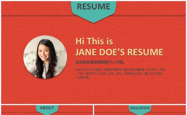 个人简历 求职简历 个人履历缩略图