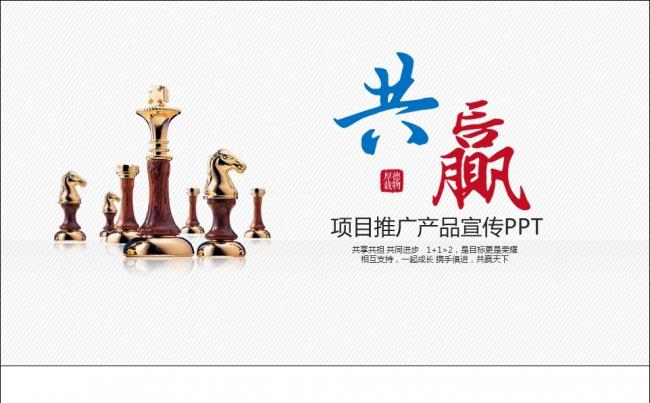 项目推广商务汇报创业计划PPT模板缩略图
