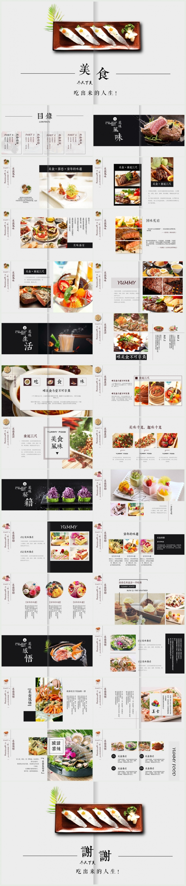 餐饮美食餐饮招商品牌建设美食画册动态PPT
