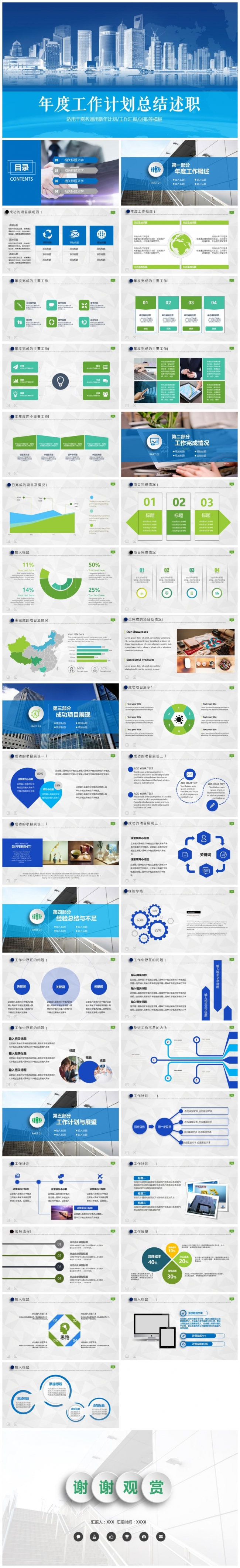 工作汇报年终总结工作总结年终汇报个人总结商务报告