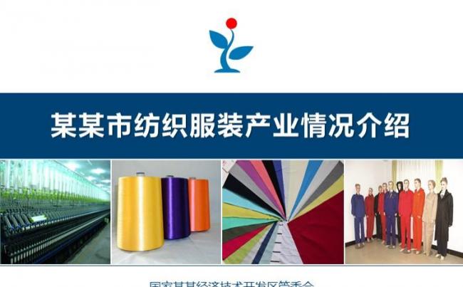 某市纺织服装产业情况介绍动态PPT模板缩略图