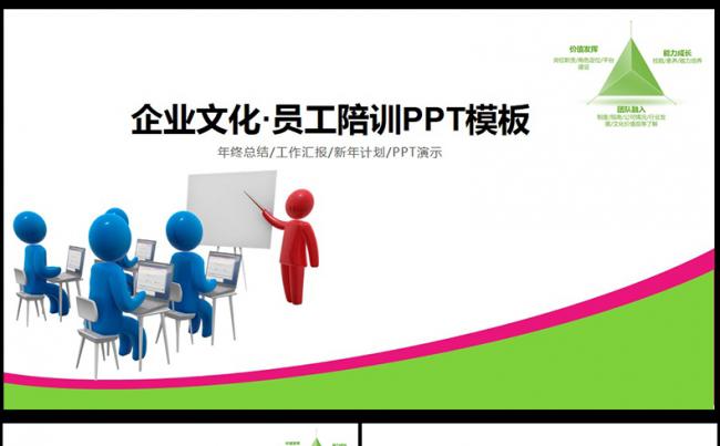  新员工入职培训手册ppt模板,缩略图