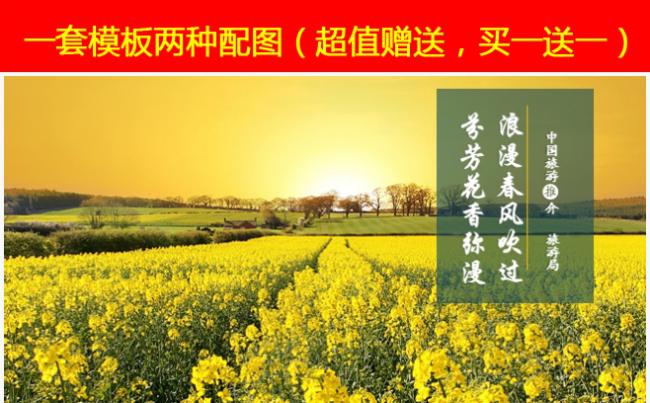 【买一送一】暖春踏青 生态旅游 花海 景区宣传 景点介绍缩略图