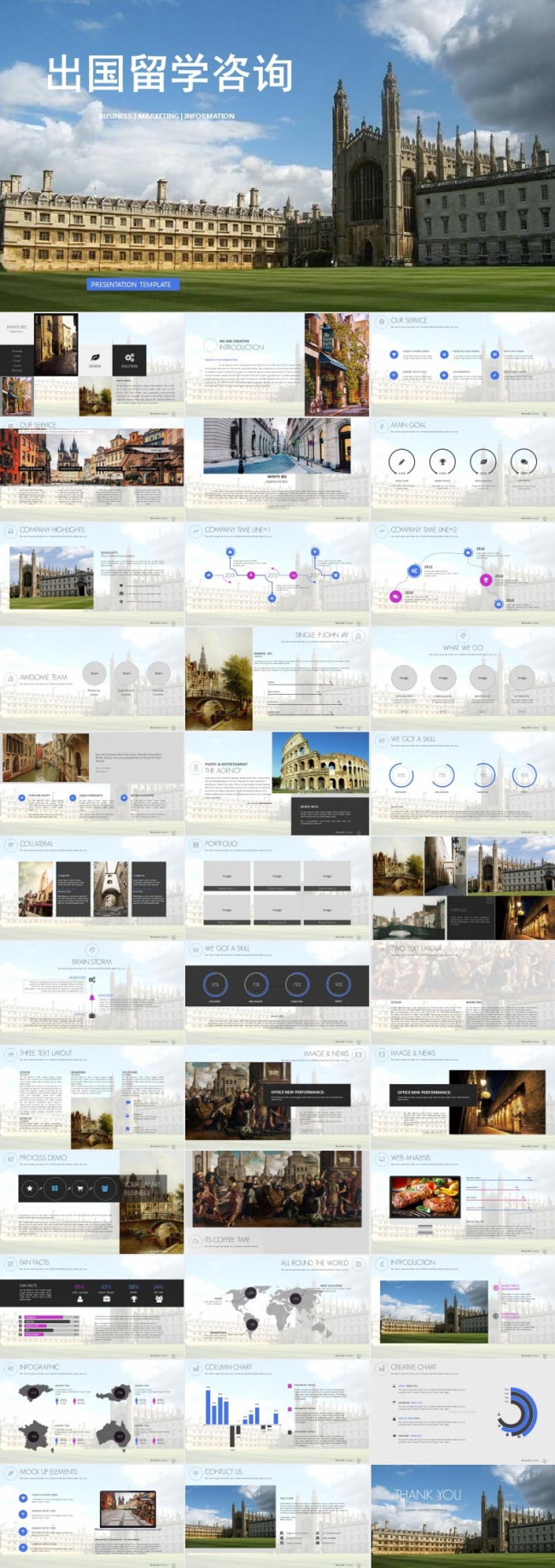 留学行业年终总结工作计划PPT
