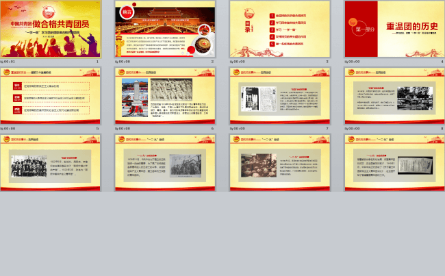 做合格共青团员团课ppt课件做合格团员课件缩略图