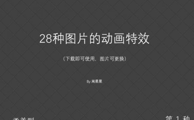 让你的图片动画炫起来|28种图片动画特效缩略图