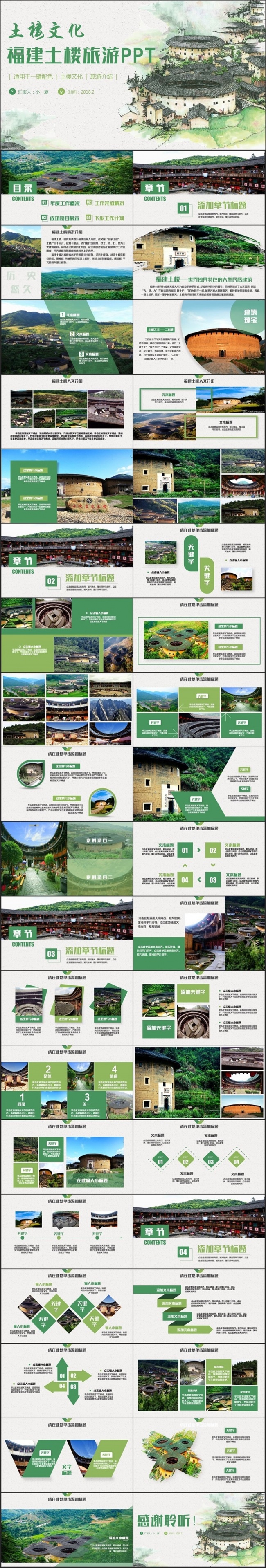 【土楼文化】福建土楼旅游土楼文化介绍PPT