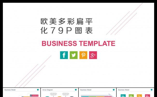 扁平化欧美企业年终总结报告PPT模板缩略图