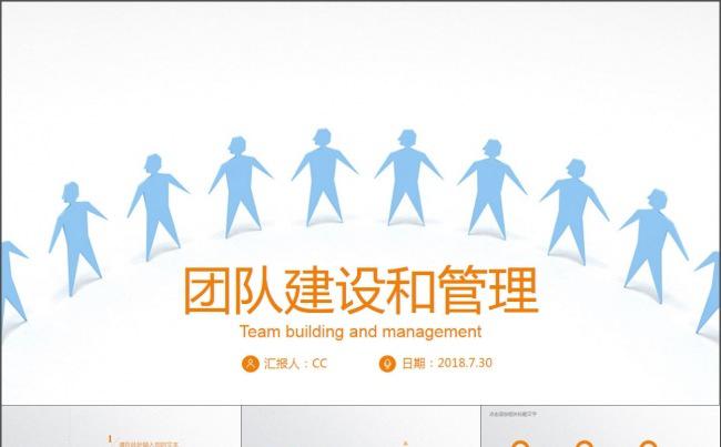 团队建设合作管理动态PPT模板缩略图