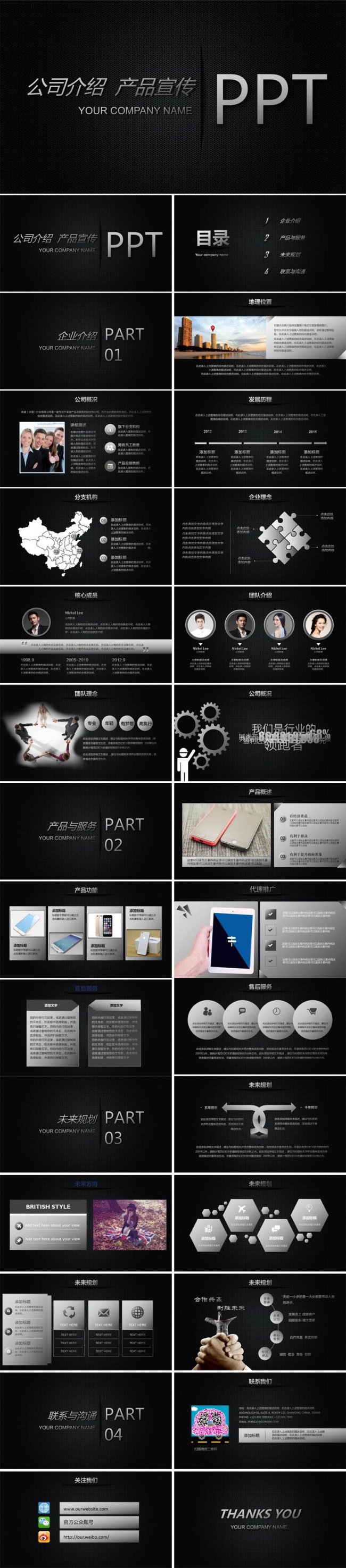 公司介绍产品展示PPT