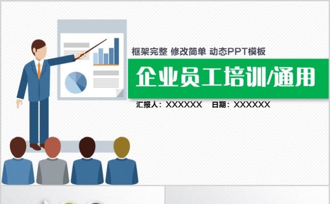 企业公司新员工入职培训商务通用动态PPT模板缩略图