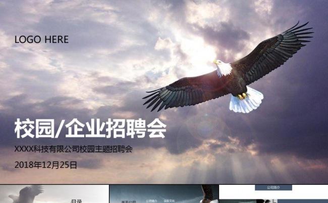 简约企业宣传公司简介产品推广营销策略企业招聘校园ppt模板缩略图