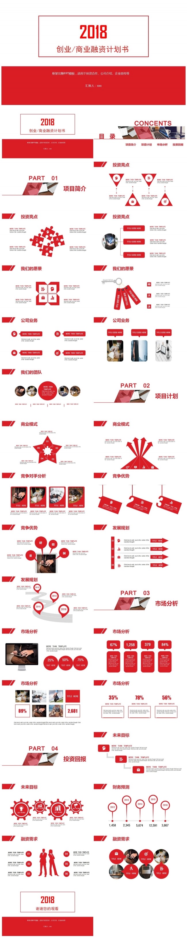 2018红色商业计划书