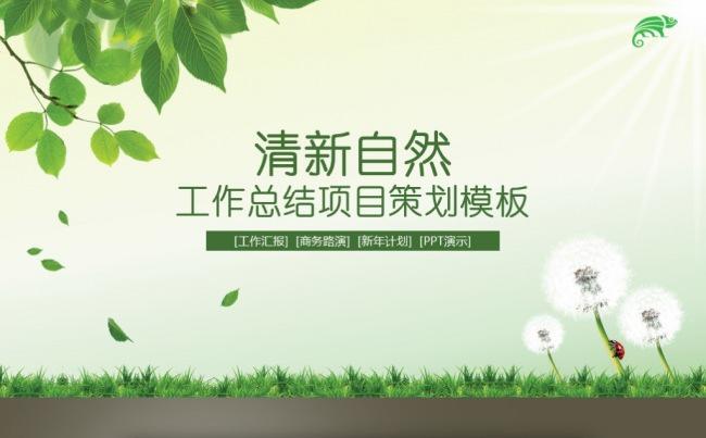 【最光阴】绿色清新夏日半年计划述职实习汇报绩效考核PPT模板缩略图