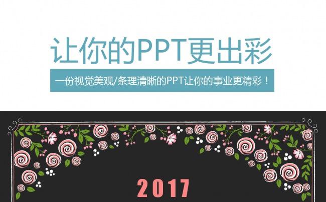 2017复古手绘花朵美业项目融资策划工作总结汇报模板缩略图