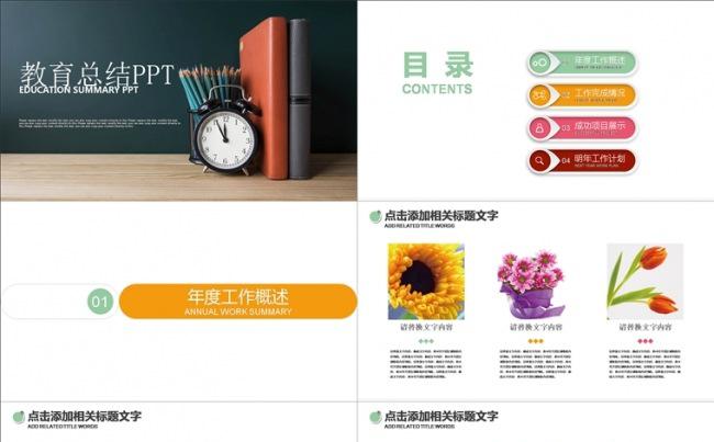 教育总结 公开课培训报告PPT模版缩略图