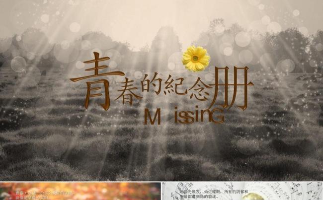 致青春高中大学同学聚会毕业季毕业纪念电子相册留念纪念册ppt缩略图