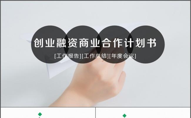 创业 融资 投资 商务计划书 策划书缩略图