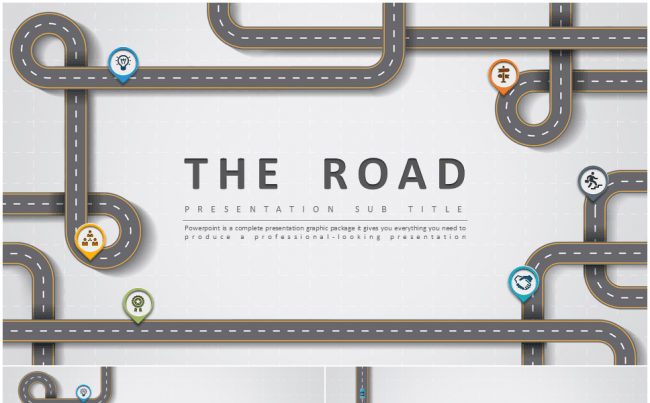道路风格通用总结PPT2017工作计划缩略图