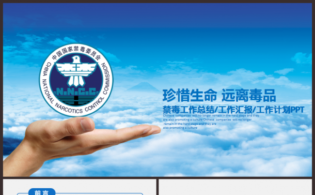 国家禁毒日远离毒品宣传工作汇报PPT缩略图