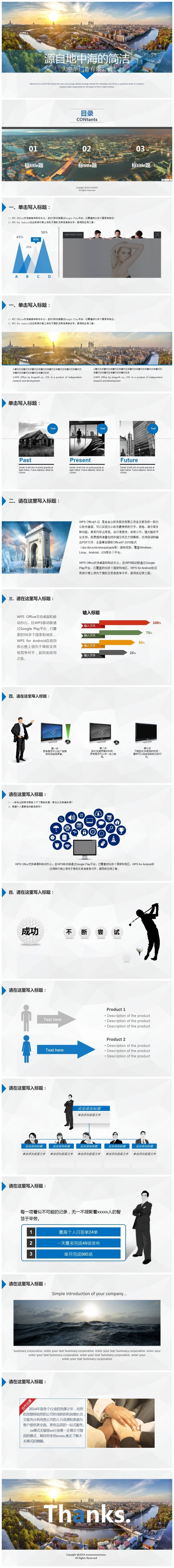 271】商务通用 计划报告 工作总结汇报总结 述职报告