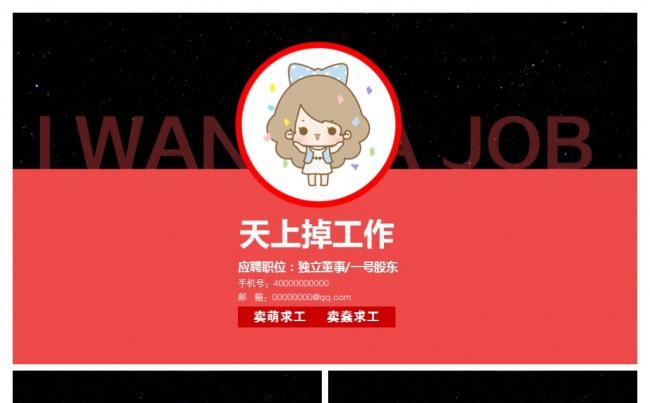 个人简历 求职 应聘 述职缩略图