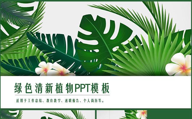 清新绿色创意工作汇报PPT缩略图