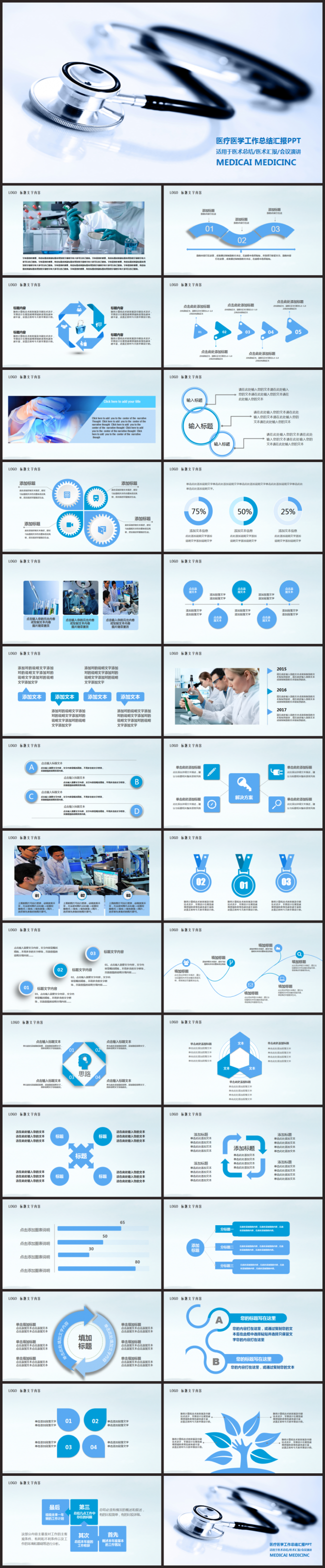完整实用医疗医学研究医院医生工作报告2017工作计划ppt