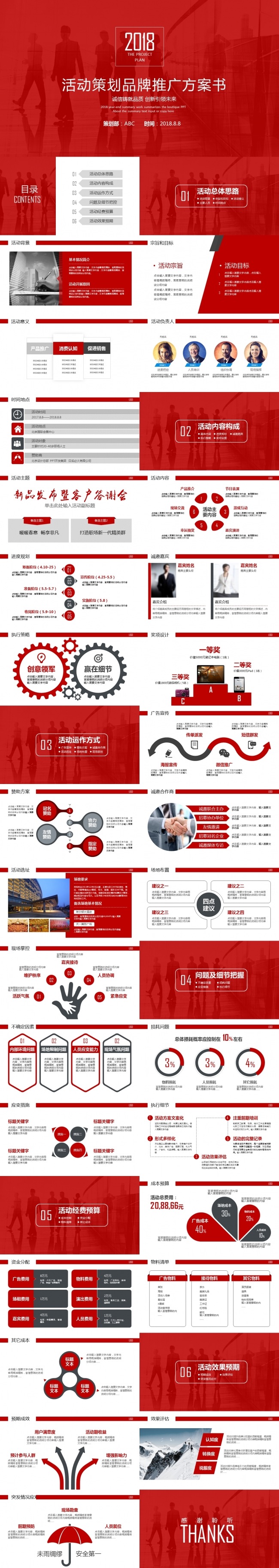 2018活动策划营销策划公关活动方案PPT