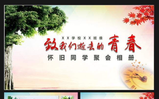 致青春毕业相册毕业纪念册PPT缩略图