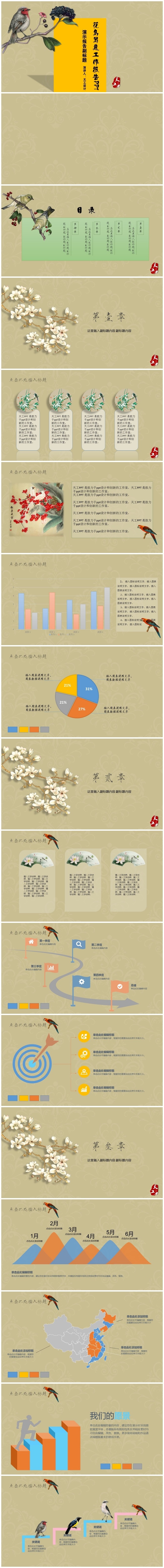 [天工156] 扁平化 花鸟 总结  报告
