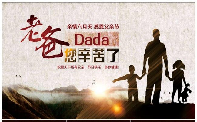复古背景大气父亲节相册PPT模版缩略图