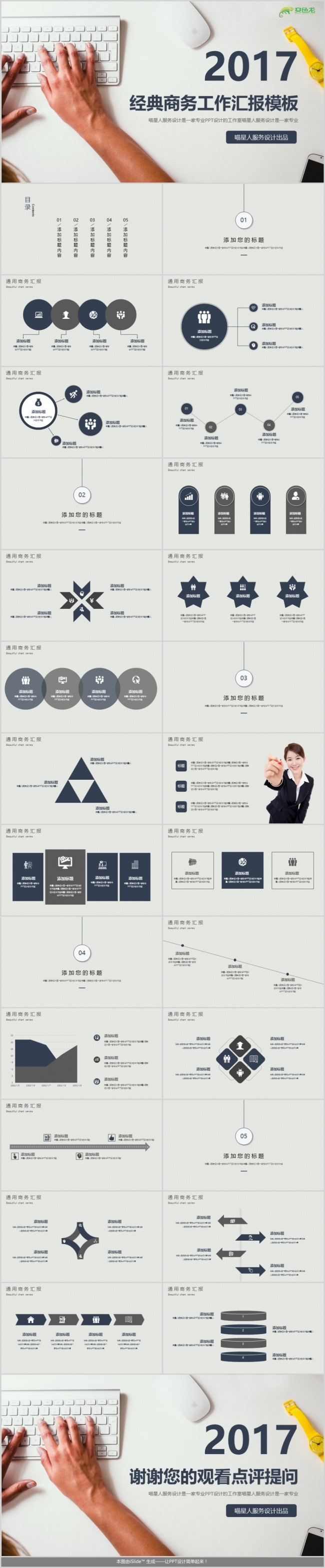 【经典商务】企业简介项目推广商业融资员工培训工作总结精美模板