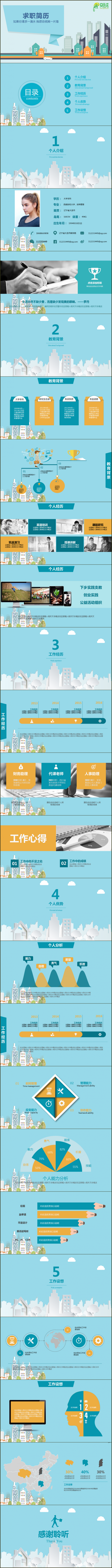 求职简历竞聘简历工作简历