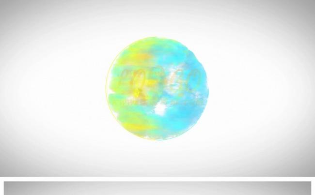 唯美彩色水墨烟雾粒子揭示LOGO片头动态PPT模板缩略图