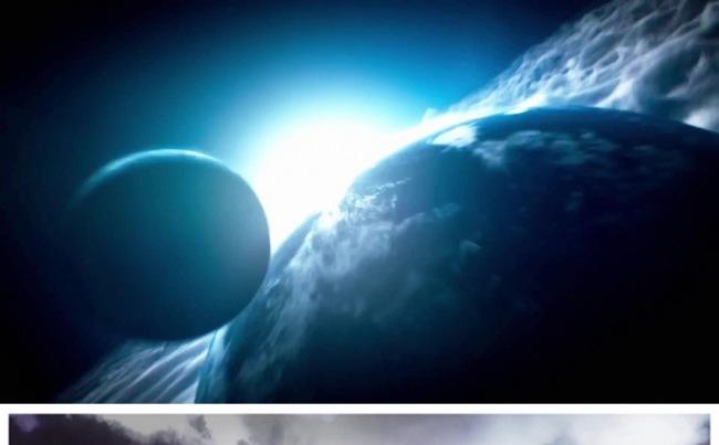 好莱坞般震撼大气宇宙穿梭电影片头动态PPT模板缩略图