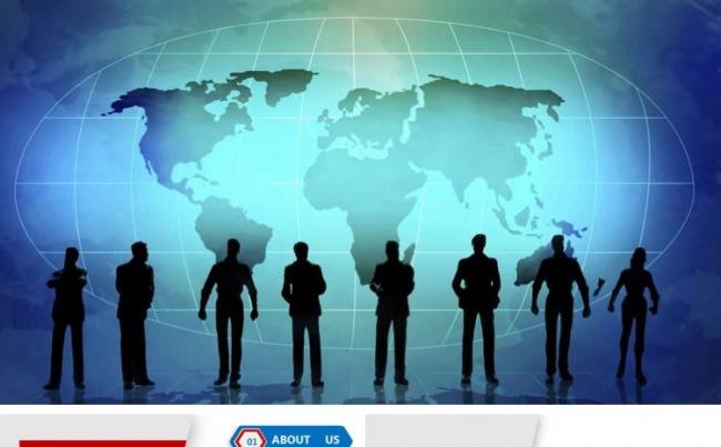 红蓝撞色商务通用PPT缩略图