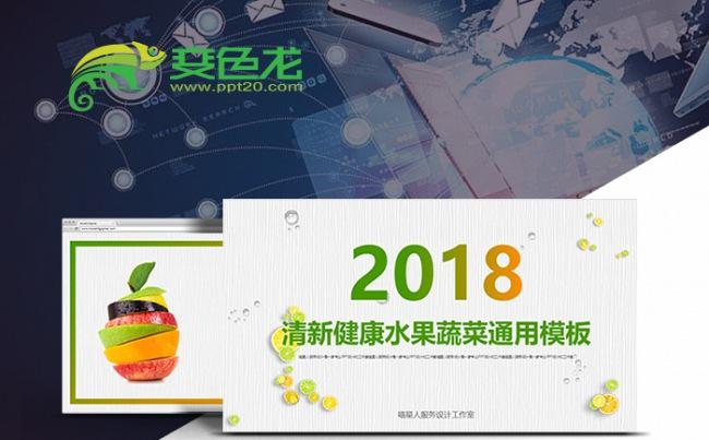 【蔬菜水果】清新健康绿色生态工作总结项目计划书精美模板缩略图