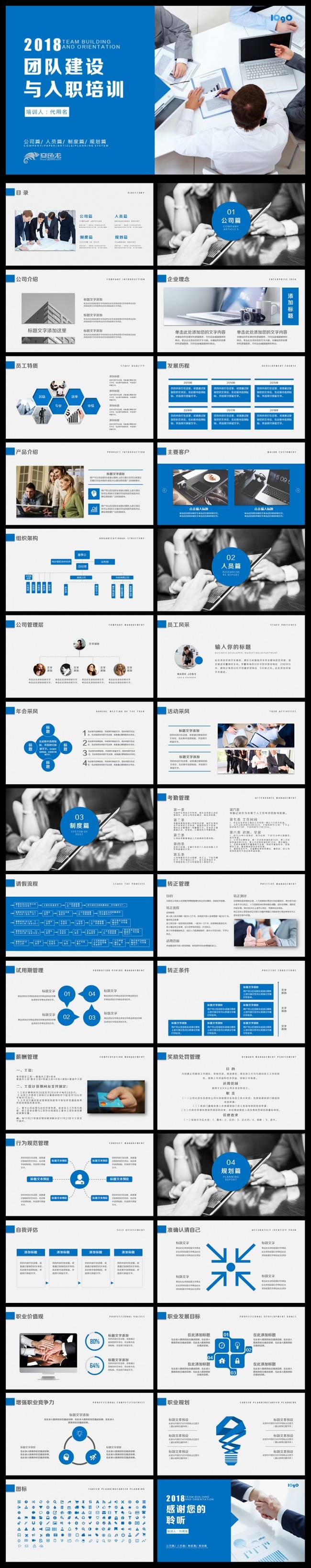 员工培训企业管理执行力培训通用PPT动态模板