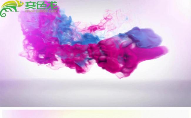 唯美彩色粒子水墨中国风logo片头动态PPT模板缩略图
