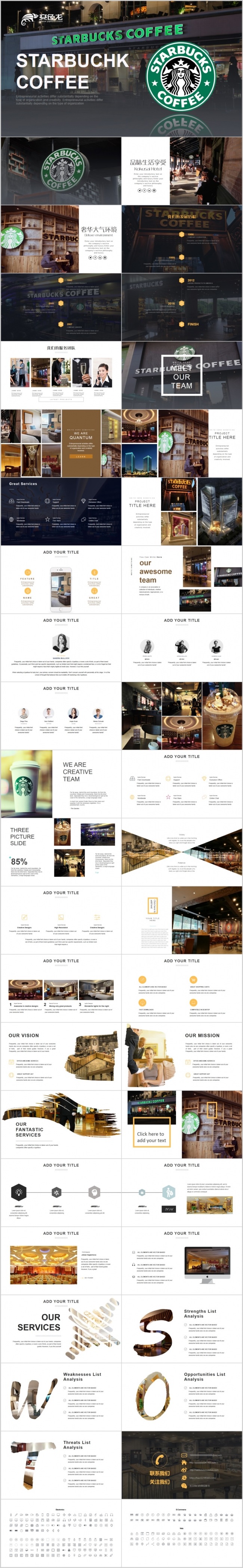 星巴克Starbucks品牌营销推广咖啡厅休闲餐饮商业计划书