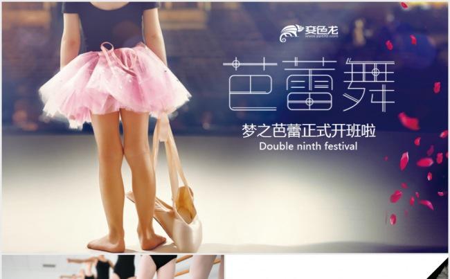 精致唯美舞蹈培训芭蕾舞舞蹈艺术动态PPT模板缩略图
